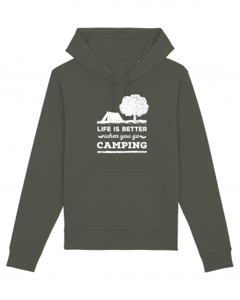 Life is Better When You Go Camping Khaki