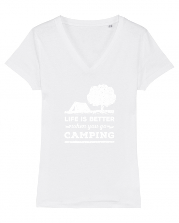 Life is Better When You Go Camping White