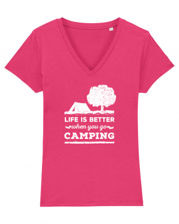 Life is Better When You Go Camping Raspberry
