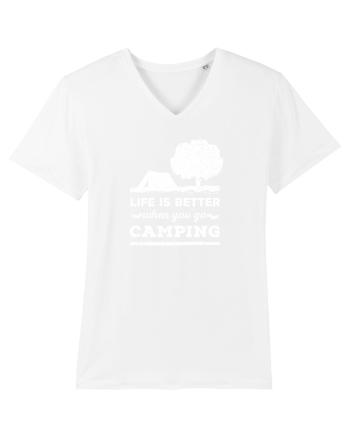 Life is Better When You Go Camping White