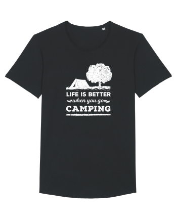 Life is Better When You Go Camping Black