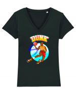 Dunk Tricou mânecă scurtă guler V Damă Evoker