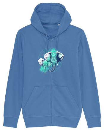 Magical Elephants Bright Blue