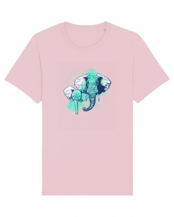 Magical Elephants Cotton Pink