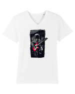 Guitar Astronaut Tricou mânecă scurtă guler V Bărbat Presenter
