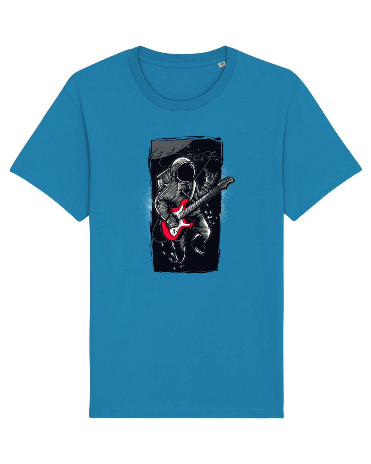 Tricou mânecă scurtă Unisex Rocker Azur