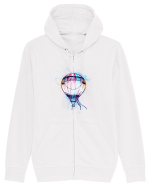 Painted Air Balloon Hanorac cu fermoar Unisex Connector