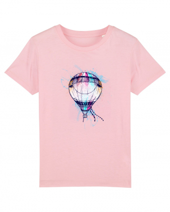 Painted Air Balloon Cotton Pink