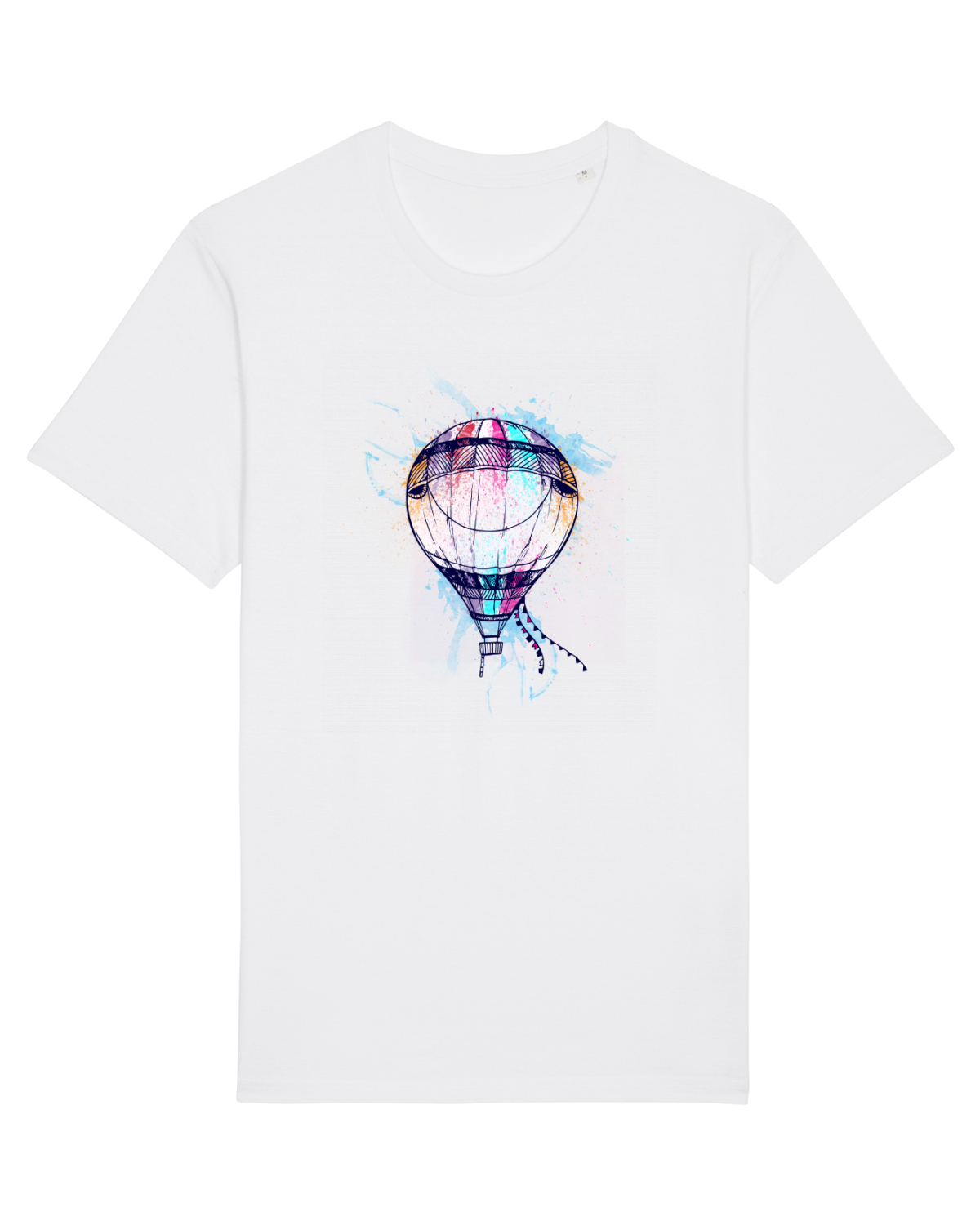 Tricou mânecă scurtă Unisex Rocker White