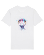 Painted Air Balloon Tricou mânecă scurtă Unisex Rocker