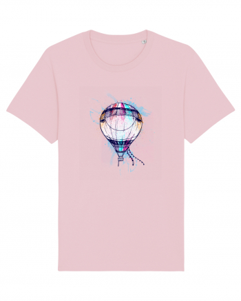 Painted Air Balloon Cotton Pink