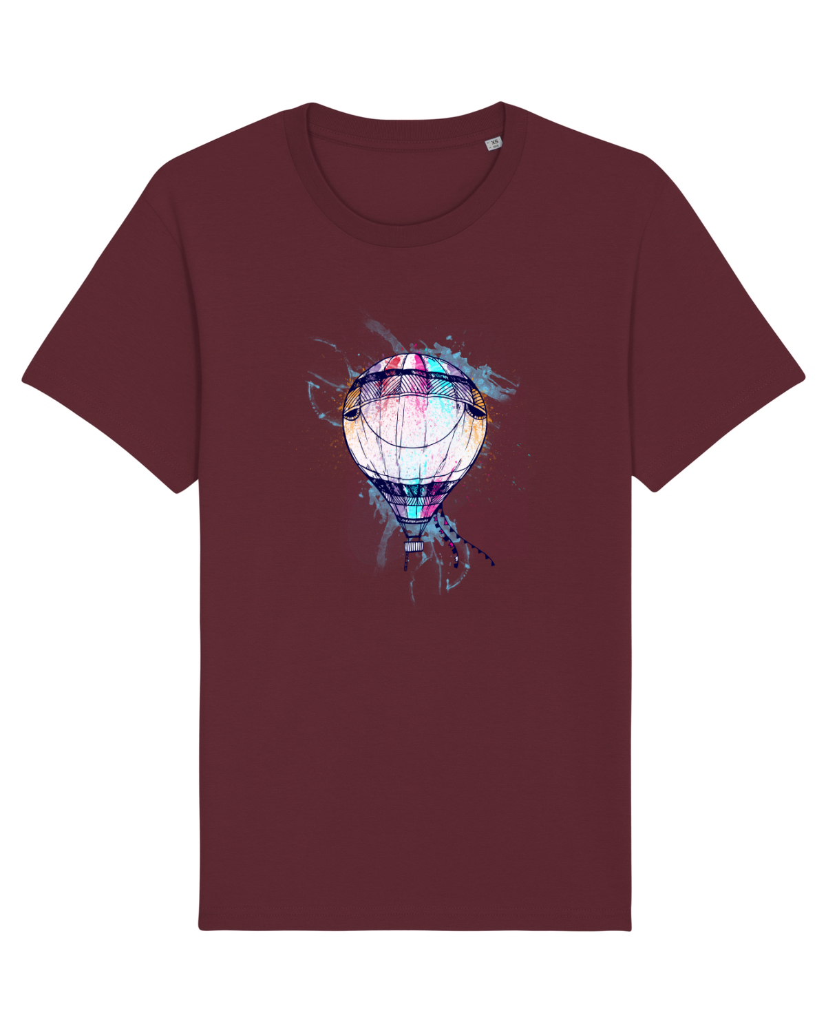 Tricou mânecă scurtă Unisex Rocker Burgundy