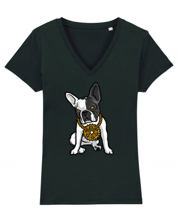 Golden Boston Terrier Black