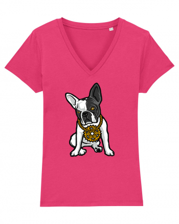 Golden Boston Terrier Raspberry