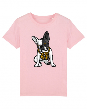 Golden Boston Terrier Cotton Pink