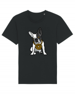 Golden Boston Terrier Tricou mânecă scurtă Unisex Rocker