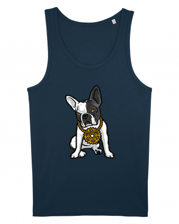 Golden Boston Terrier Navy