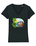It's Summer Time Tricou mânecă scurtă guler V Damă Evoker