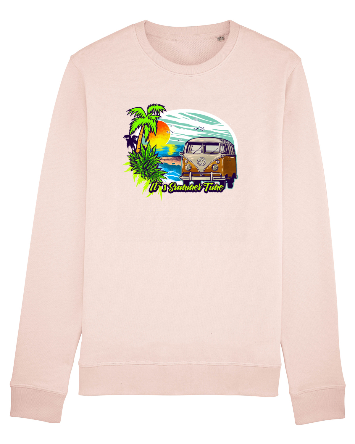 Bluză mânecă lungă Unisex Rise Candy Pink
