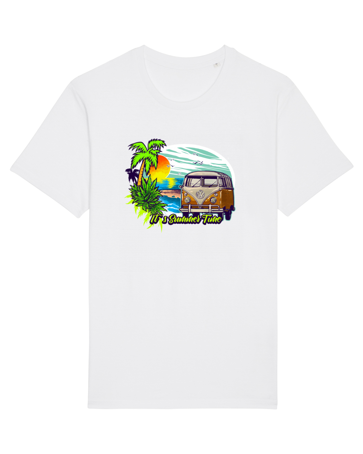 Tricou mânecă scurtă Unisex Rocker White