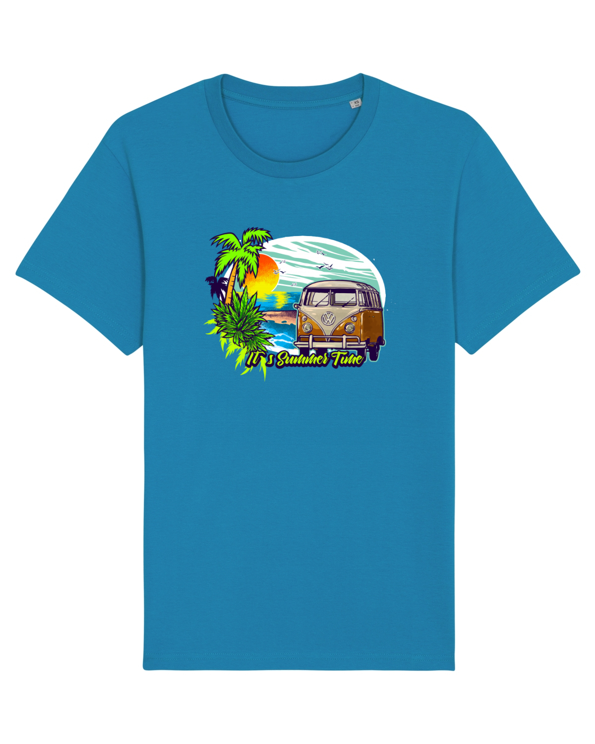 Tricou mânecă scurtă Unisex Rocker Azur