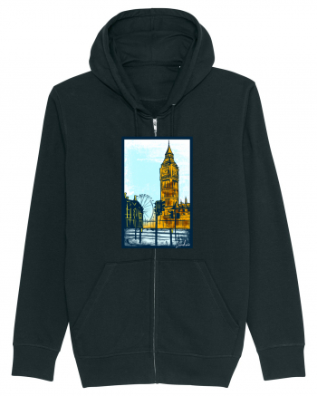 London Big Ben Black