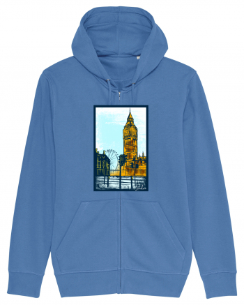 London Big Ben Bright Blue