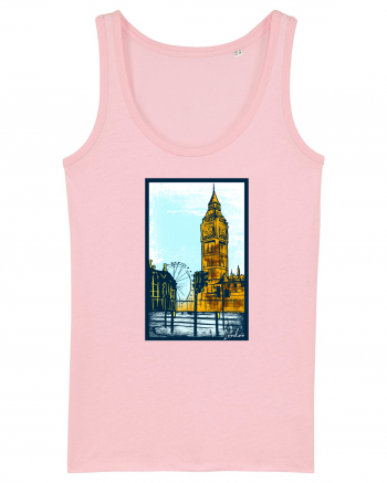 London Big Ben Cotton Pink