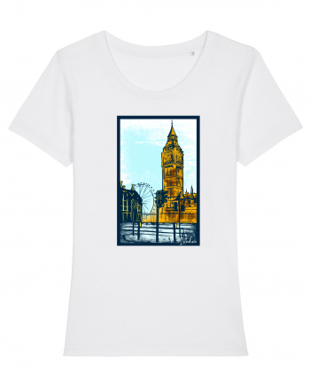 London Big Ben White