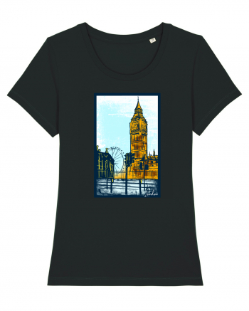 London Big Ben Black