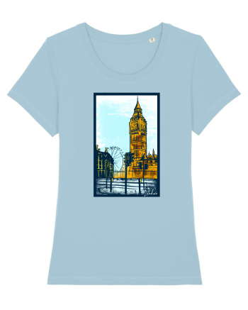 London Big Ben Sky Blue