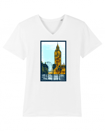 London Big Ben White