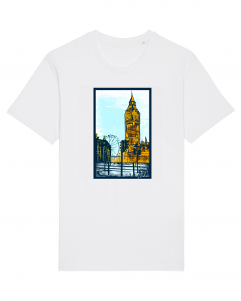 London Big Ben White