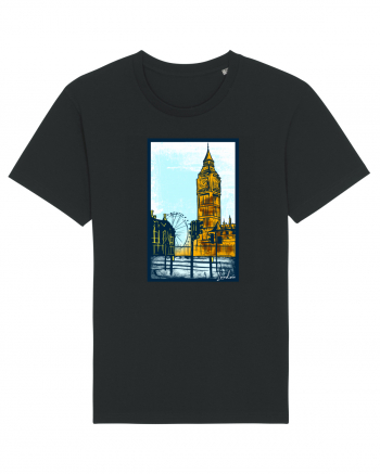 London Big Ben Black