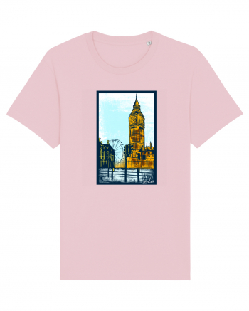 London Big Ben Cotton Pink