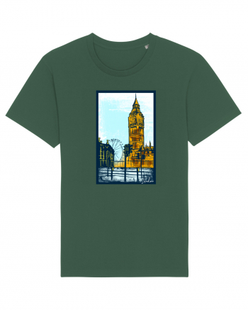 London Big Ben Bottle Green