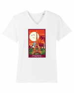 Paris With Love Tricou mânecă scurtă guler V Bărbat Presenter