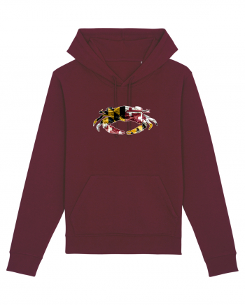 Flag Crab Burgundy