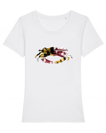 Flag Crab White