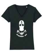 Entrepreneur Gang Tricou mânecă scurtă guler V Damă Evoker