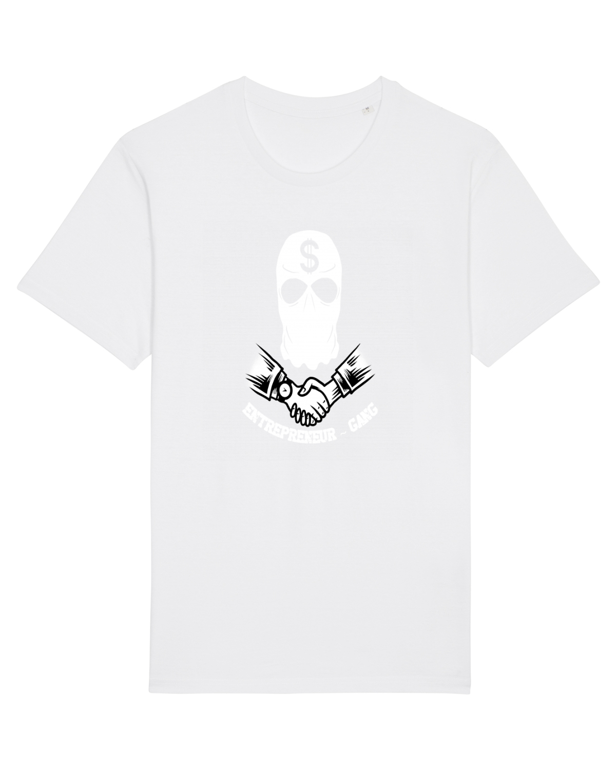 Tricou mânecă scurtă Unisex Rocker White