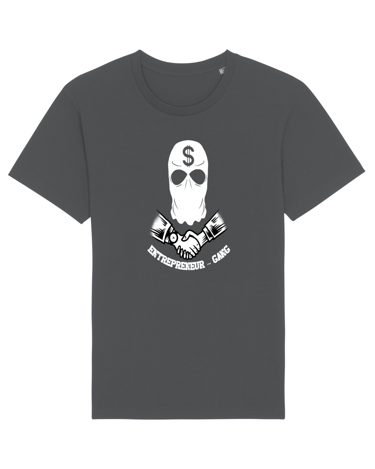 Tricou mânecă scurtă Unisex Rocker Anthracite