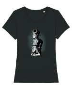 Gangsta' Style Tricou mânecă scurtă guler larg fitted Damă Expresser