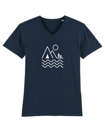 Campând la Munte - Design Minimalist French Navy