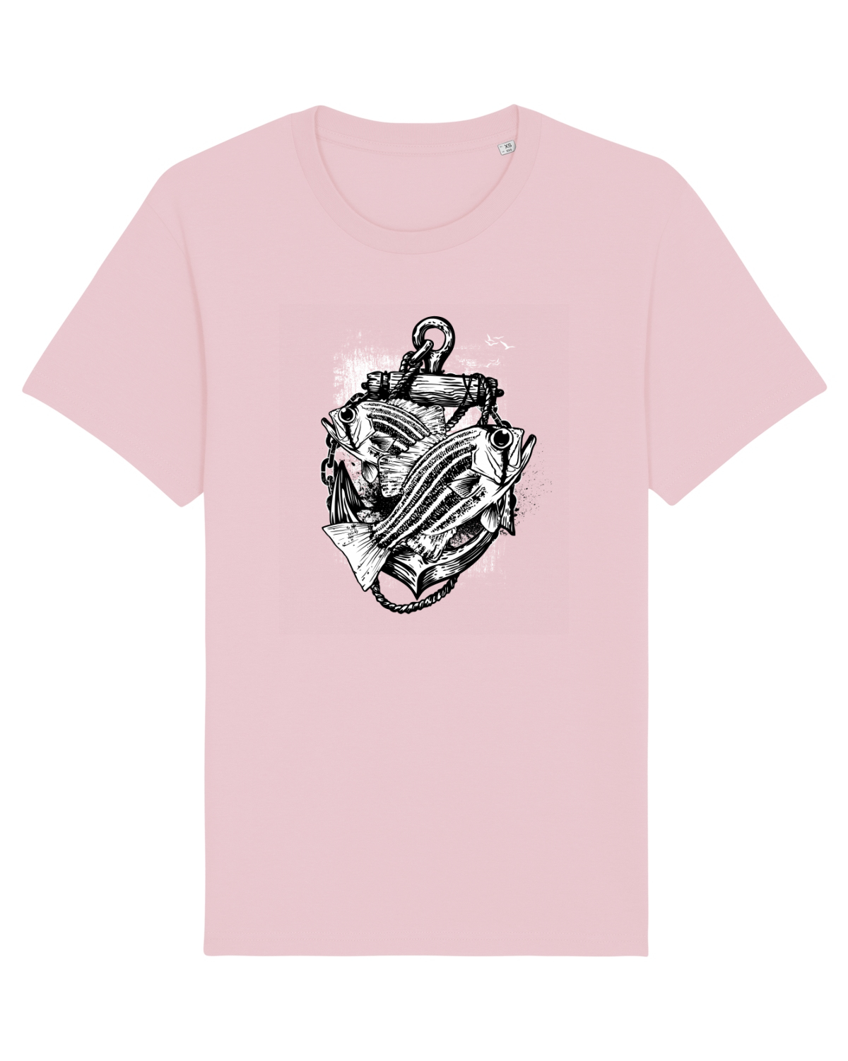 Tricou mânecă scurtă Unisex Rocker Cotton Pink