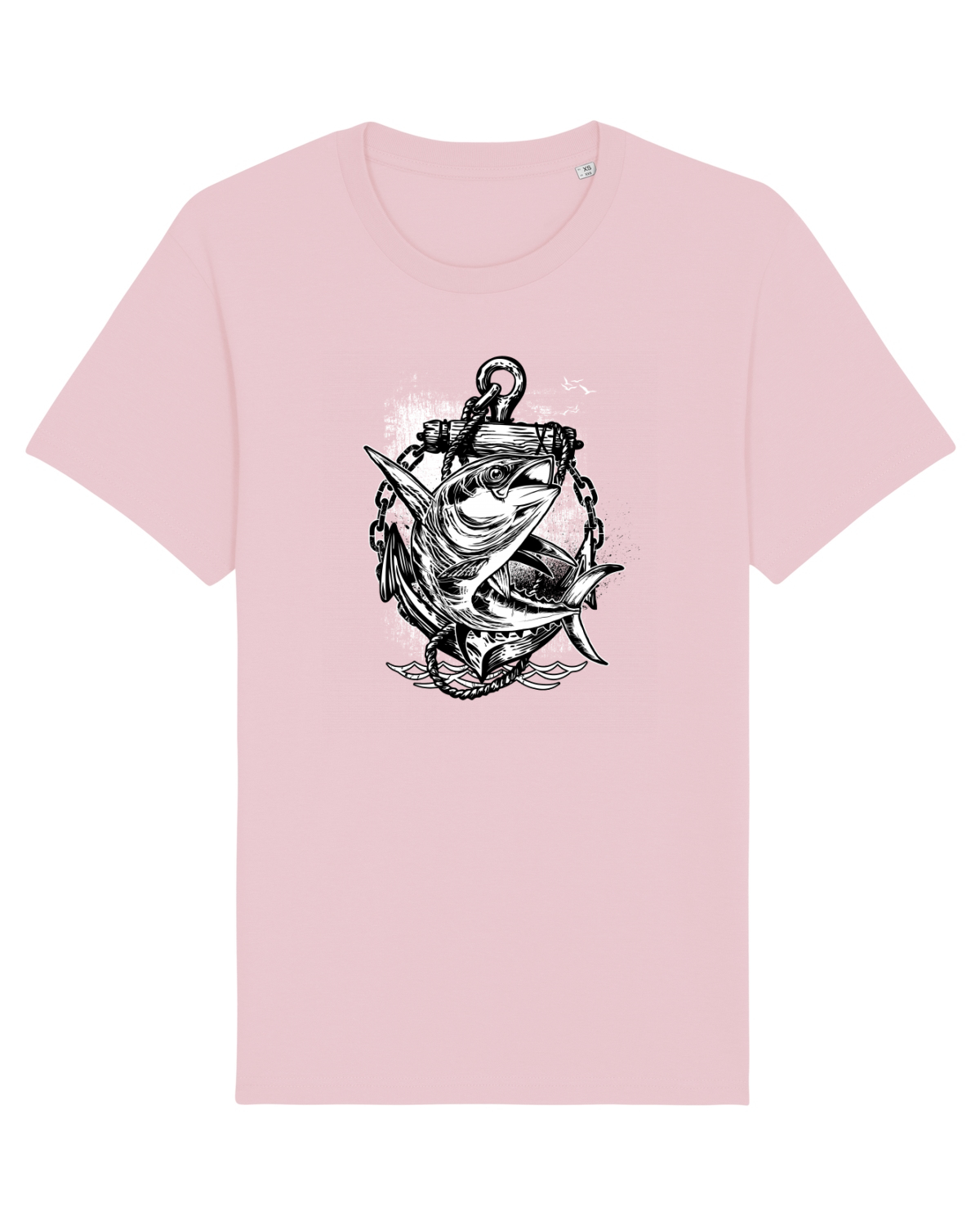 Tricou mânecă scurtă Unisex Rocker Cotton Pink