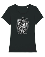 Fishing Time Tricou mânecă scurtă guler larg fitted Damă Expresser