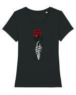 Bones And Roses Tricou mânecă scurtă guler larg fitted Damă Expresser