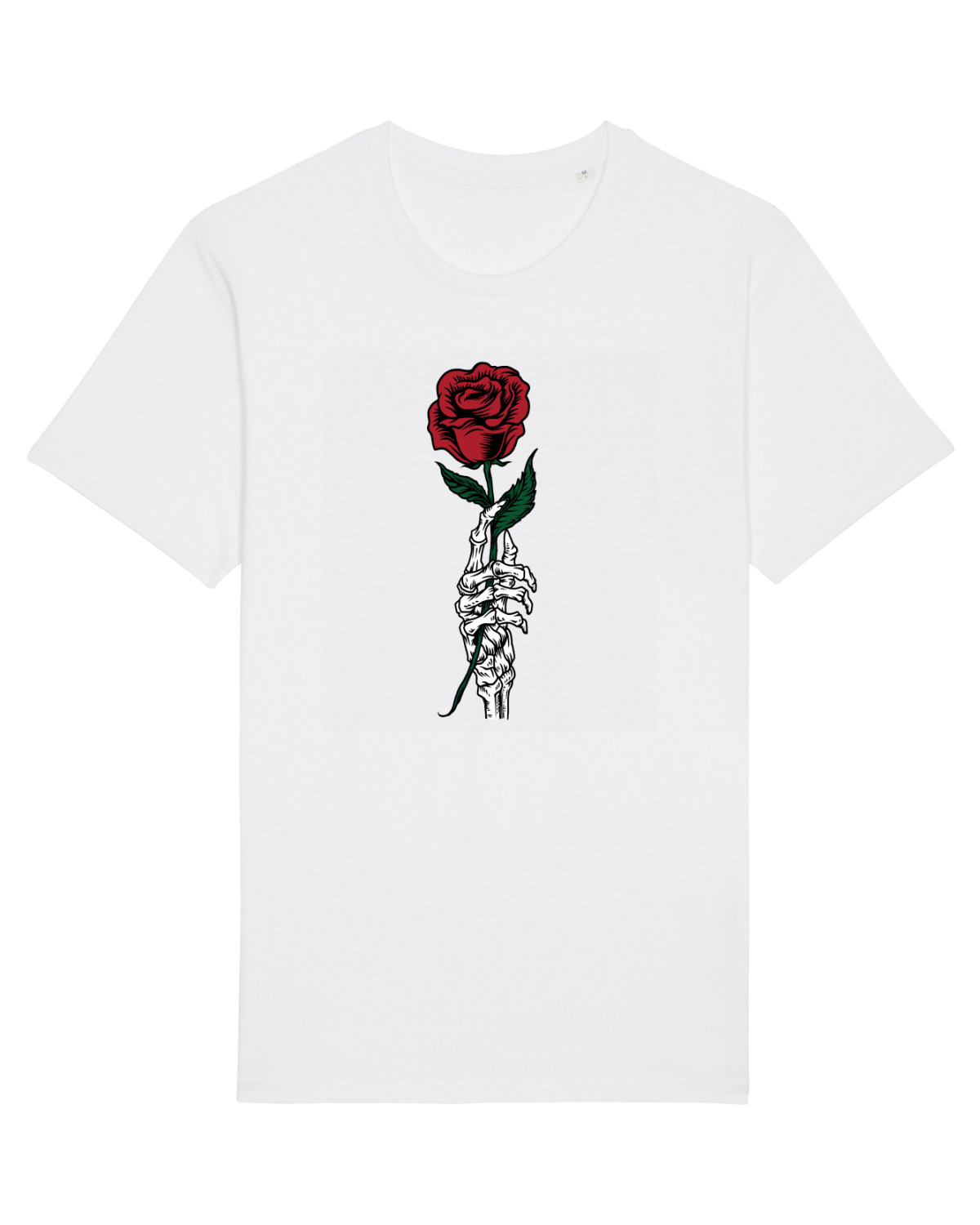 Tricou mânecă scurtă Unisex Rocker White