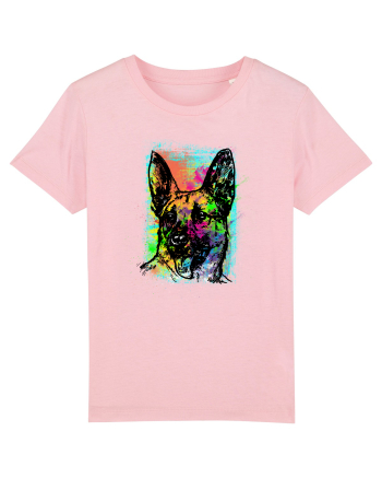 German Shepherd Cotton Pink